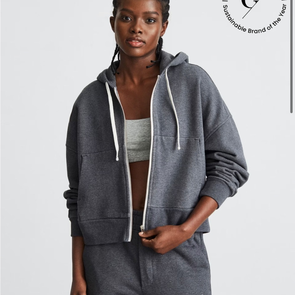 Everlane the track organic cotton hoodie